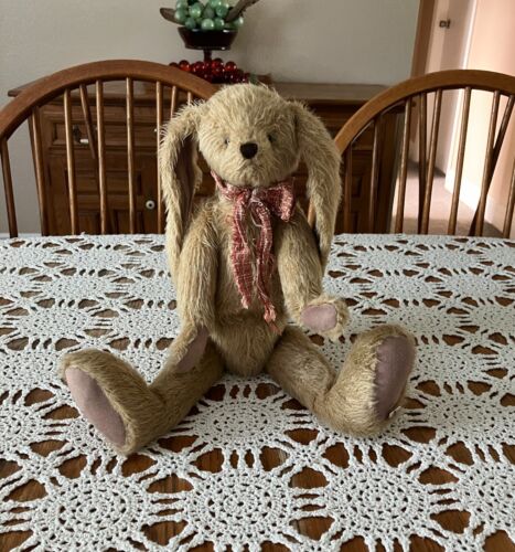 Im Ruhestand 2008 Boyds Bears Jointed Plüsch Kaninchen Essie - Head Bean Collection