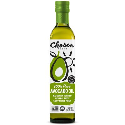 Chosen Foods 100 Pure Avocado Oil 16.9 Fl Oz High Heat Cooking Oil