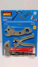 Vintage Brio Sweden 1998 Builder System 4 Piece Children's Tool Set Sealed Card.
