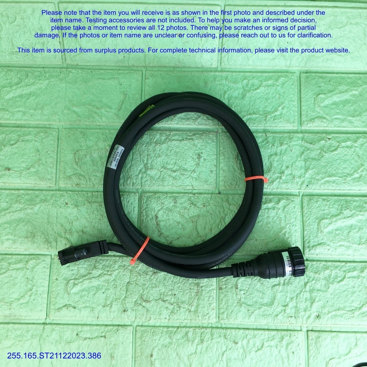 Allen-Bradley 2090-UXNFBY-S03 Series B, Motor Cable as photo Allen-Bradley 2090-UXNFBY-S03 Series B, Motor Cable as photo