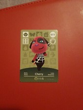 CHERRY ANIMAL CROSSING AMIIBO SERIES 1 CARD #077 TRACKED AU POST geniuine