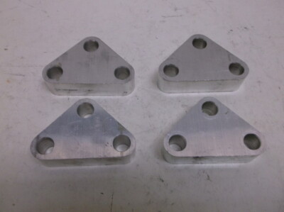 4 Big Dog #2045-1 Triangular Forward Control Spacers Adaptable to Custom Chopper