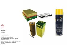 MANN-FILTER Filtersatz MANNOL Klimareiniger für Mercedes-Benz V-Klasse Vito Bus