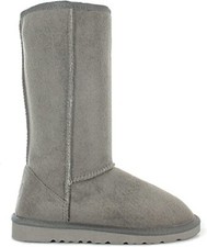 Ladies Ella Winter Boots Womens 'Hug' Faux Fur Sheepskin Tall Warm Cosy Booties