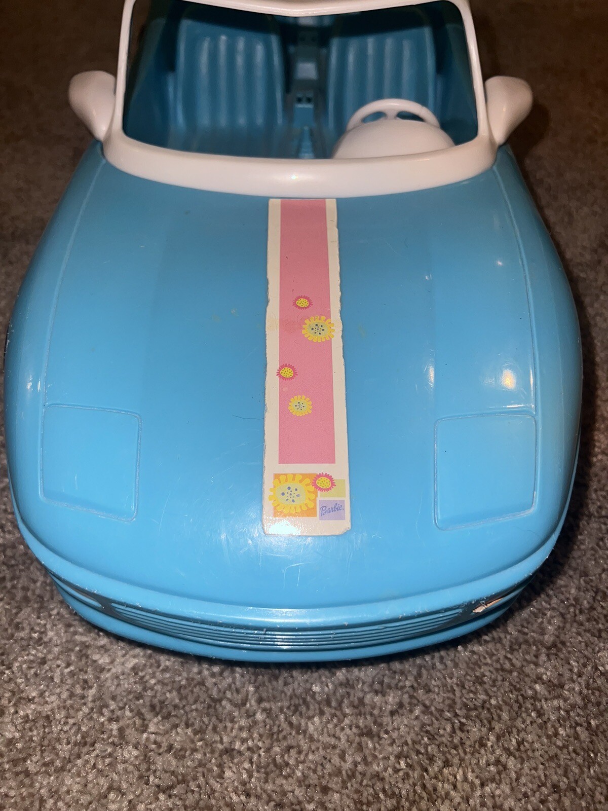 Mattel BARBIE Fun For 4 VEHICLE AUTO Blue CONVERTIBLE Car Cruiser 1996