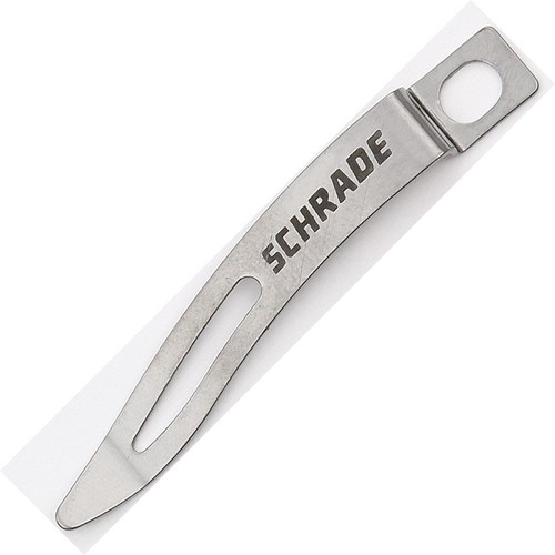 Schrade Knife Pocket Clip Replacement Stainless Steel Construction
