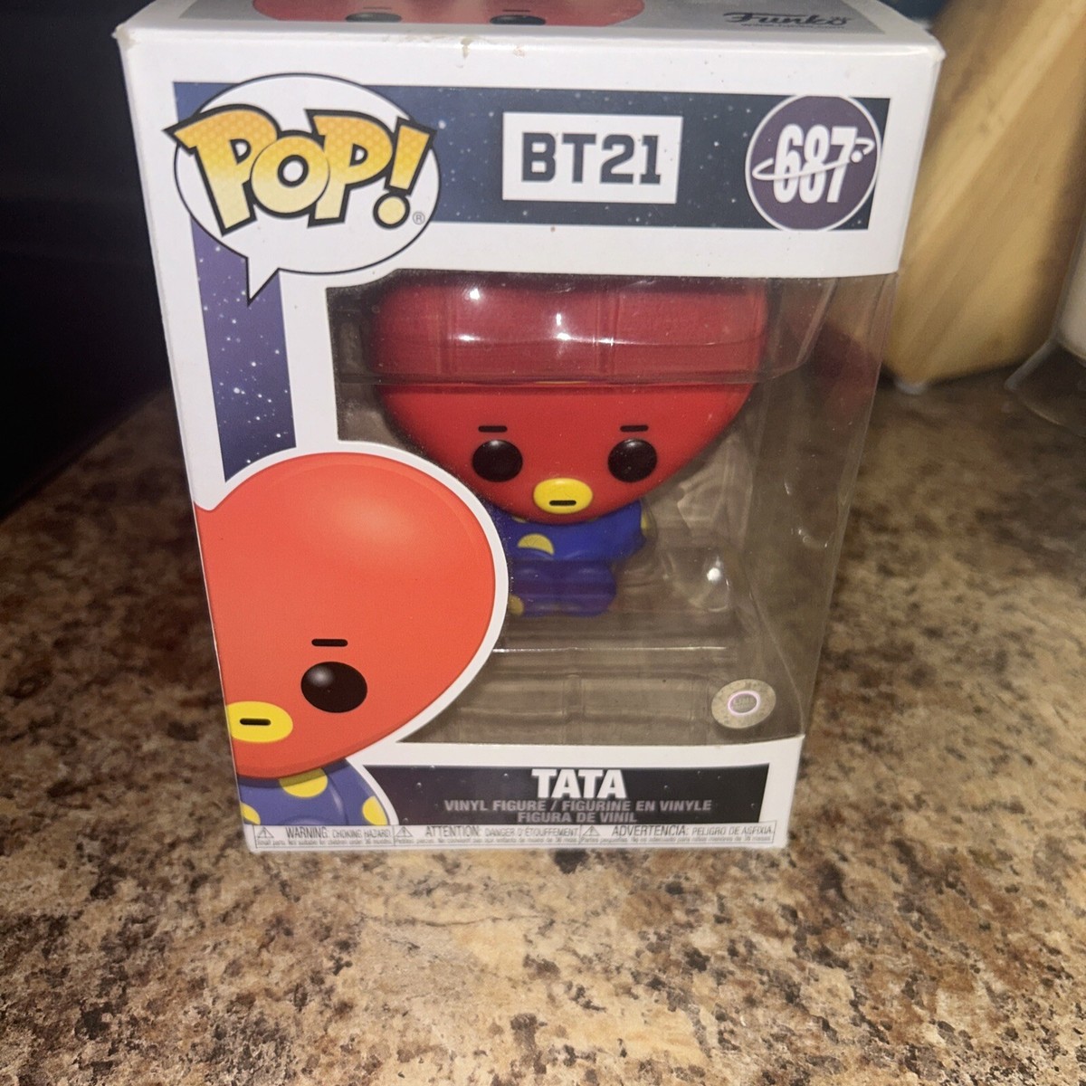 Funko POP! Animation BT21 Tata #687 Vinyl Figure - Line Friends