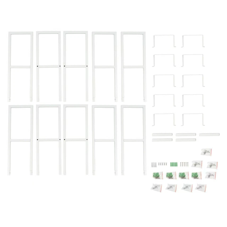 Estantes de almacenamiento de 34 pulgadas para pared, juego de rack de almacenamiento de CD DVD, organizador de videojuegos Foto 4 de 4