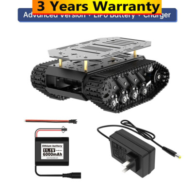 Hiwonder Tracked Chassis Tank Chassis Robot Chassis + LiPo Battery + Charger