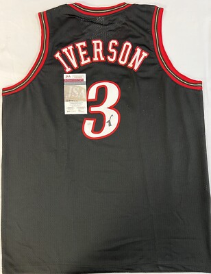 Allen Iverson “The Answer” MVP ‘01 Philadelphia 76ers Signed Auto Jersey  JSA COA