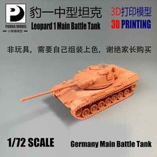 3D Printed 1/72 German Leopard 1 Main Battle Tank Unpainted Model Kit NEW