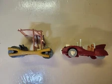 The Flintstones Movie Flintmobile & Le Sabre Tooth 5000 Toy Cars 1993 by Mattel