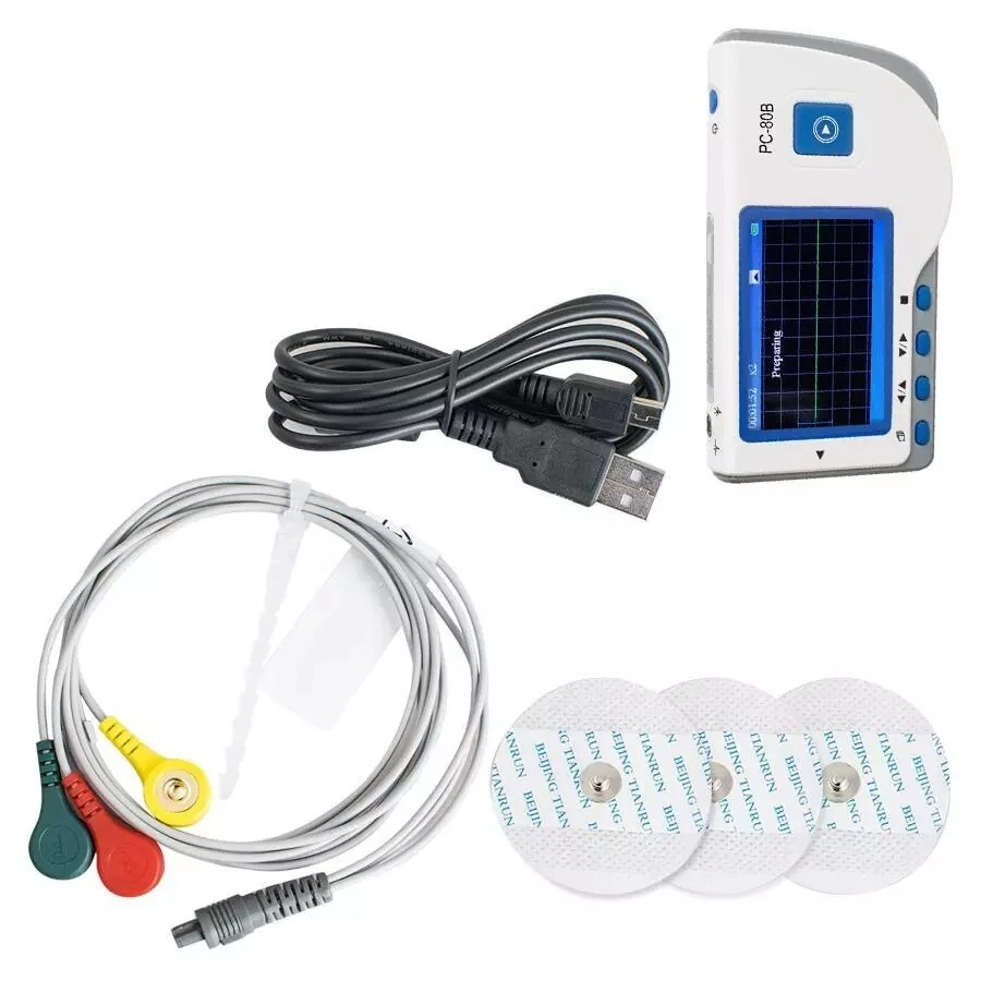 Lepu Medical Portable ECG Device Heart Monitor with Bluetooth App + AI Analysis, New - Image 4 of 4