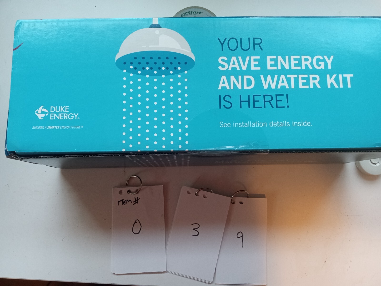 Duke Energy Home Conservation Kit Energy Saving & Water Reduction Product