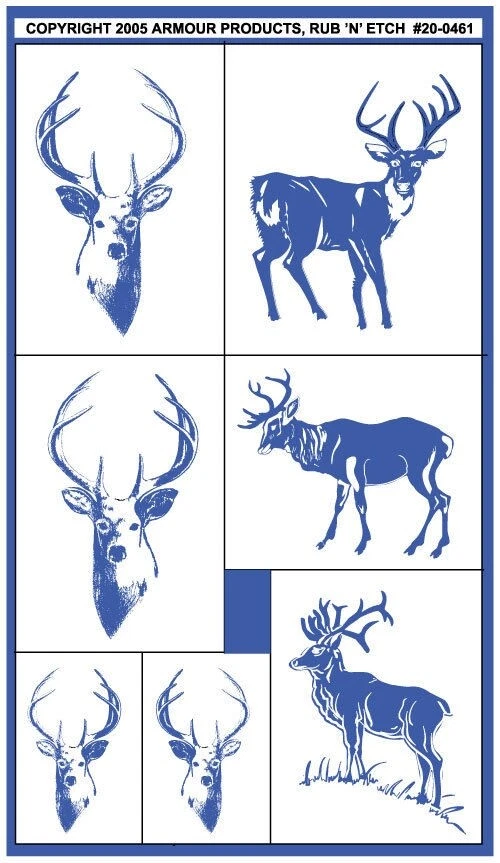 Whitetail Buck Stencil