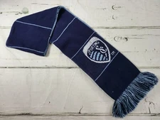 Sporting KC Kansas City MLS Soccer Two Sided Ruffneck Scarves Scarf EUC