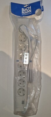 Bachmann 333.601 Steckdosenleiste 8-Fach 19 Zoll NEU Originalverpackt
