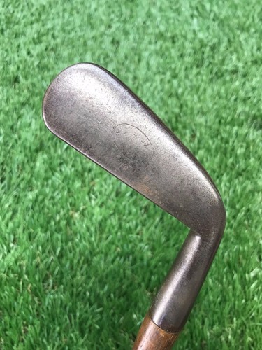 Antique Vintage Scottish Wood Shaft Carruthers Iron - Picture 2 of 8