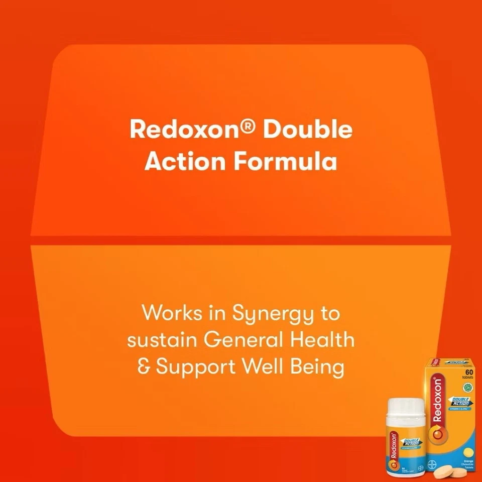 2x 60 s BAYER REDOXON DOBLE ACCIÓN MASTICABLE VITAMINA C Y ZINC (ENVÍO GRATUITO) Foto 3 de 4