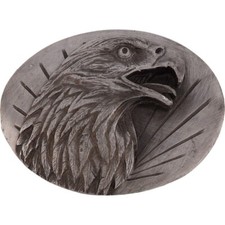 Bald Eagle Bird Patriotic Western Cowgirl Cowboy Biker 80s Vintage Belt Buckle