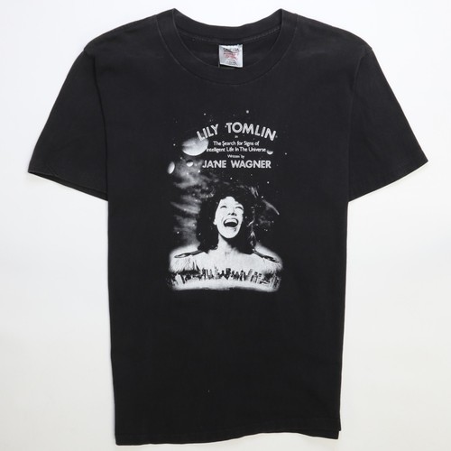 Vintage Lily Tomlin Search For Signs Intelligent Life In Universe T-Shirt Large