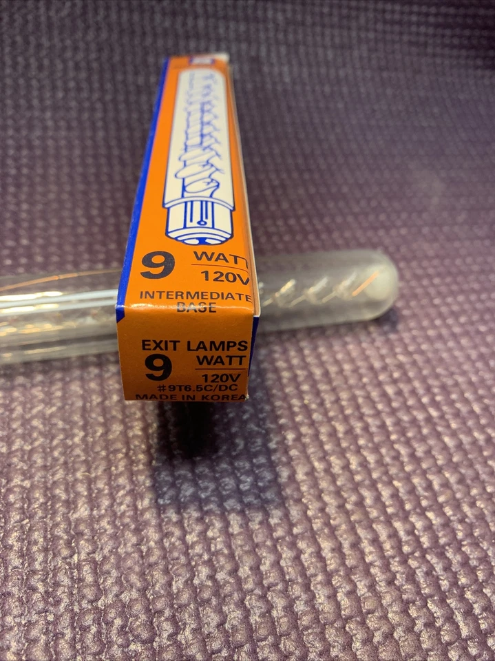 T6.5 Light Bulb - BA15D Base - 9W - 120V - Exit Light - Clear - BULBRITE-707502 - Image 2 of 2