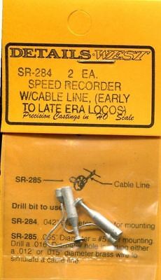 Early to Late Era Details West SR-284 - HO S... Speed Recorder w/ Cable Line