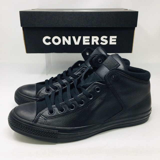 converse men's chuck taylor high street leather casual sneakers