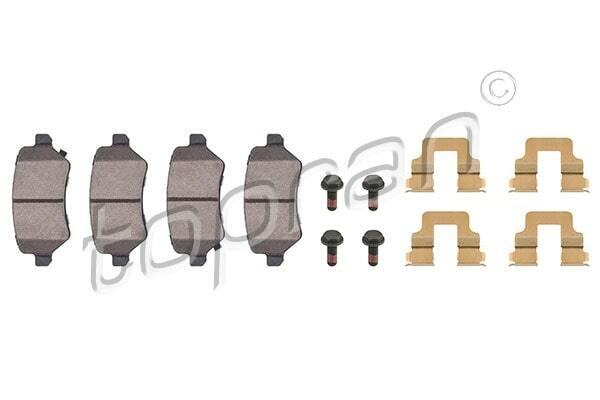 Plaquettes de frein arrière OPEL garniture céramique anti-poussière référence 93179164