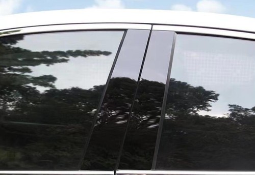 For Buick Lacrosse 2017-2019 Pillar Posts Door Piano Black Trim Decal Cover Kit - Picture 5 of 11