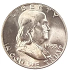 1955-P Franklin Half Dollar Gem BU Uncirculated 90% Silver Coin