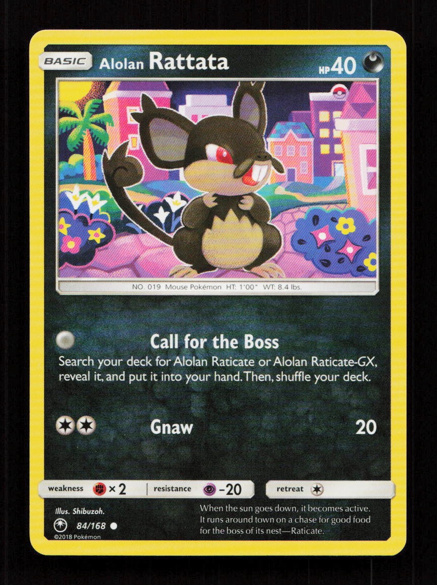 ALOLAN RATTATA 84/168 C Celestial Storm LP