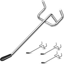 Pegboard Hooks, 25 Pack 4 Inch Peg Board Organizer Accessories
