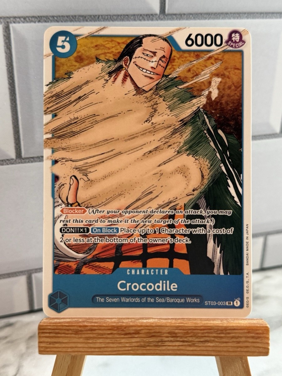 Crocodile - ST03-003 - NM - One Piece TCG Revision Pack - Non Foil