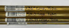Lot of thin-wall Brass Tubes: 3/16 - 3/4 OD, various lengths, 4 pcs total