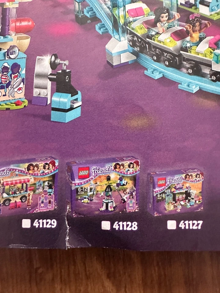 LEGO FRIENDS: Amusement Park Bumper Cars (41133) no box vgc xmas gift - Image 4 of 4
