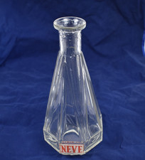 CARAFE PUBLICITAIRE EN VERRE PASTIS NEVE ANIS DE GRENOBLE 1920/1930