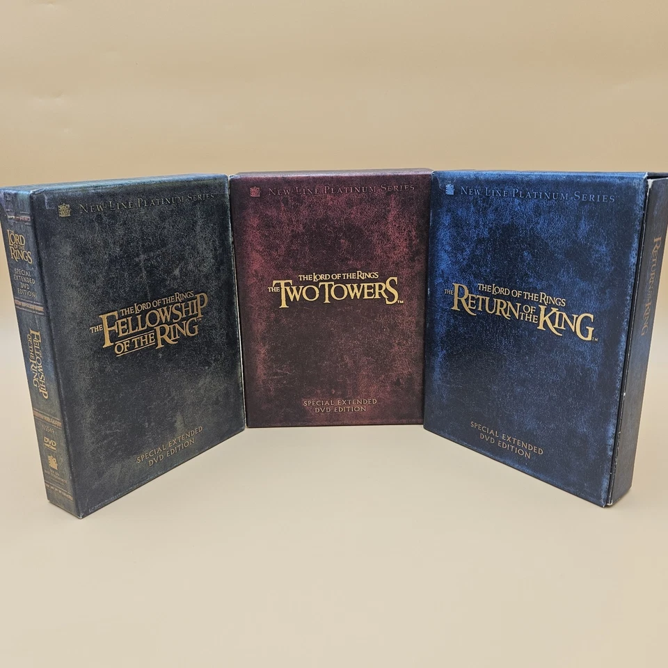 Lord of the Rings Complete Trilogy Special Extended Edition 3-Box Set 12-DVD's - Image 2 of 4