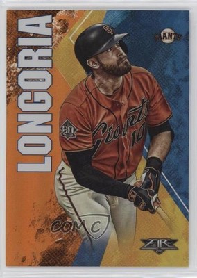 2019 Topps Fire Orange /299 Evan Longoria #196 10k8