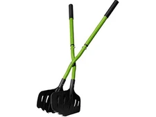 Earthwise 50002 Gator Grabber Telescoping Leaf Clean-Up Tool, Green/Black 