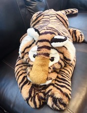 Folkmanis Tiger Puppet Folktails Large Realistic Full Body Plush 40" Jumbo