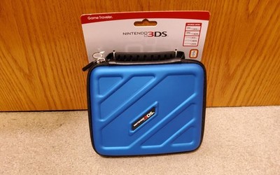 Nintendo 2DS XL 3DS XL Logo Game Traveler Case Blue BRAND NEW