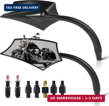 Motorcycle Mirrors for Handlebars - Universal...