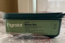 (Box of 5) 28oz Snack Bento Food Storage Containers Dark Green - Figmint