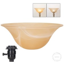 Glass Lamp Shade Replacement for Torchiere Floor Lamps  Lamp Shade for Floor Lamp