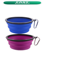 Guardians Large Collapsible Dog Bowls 34Oz Travel Water Food Bowls Portable