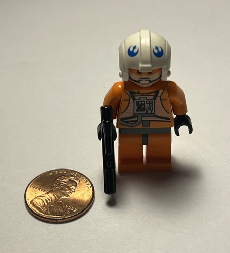 Lego Star Wars Rebel X-Wing Pilot Wedge Dak Ralter Minifigure Blaster Speeder