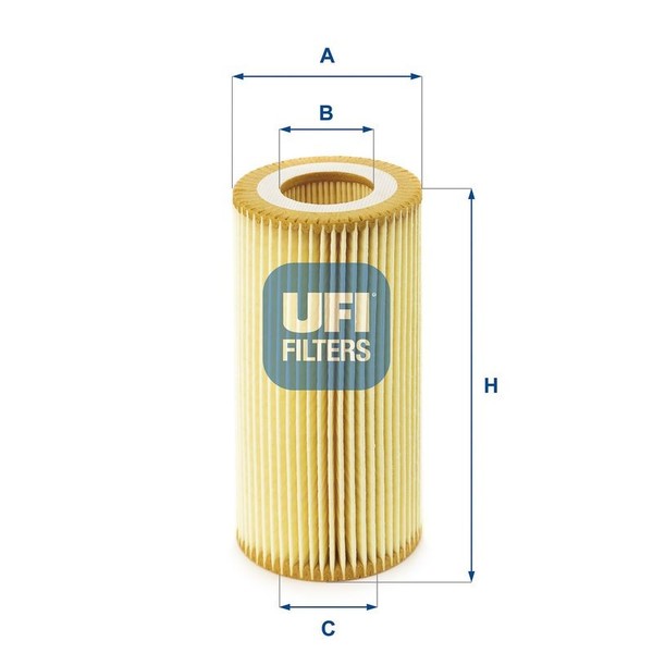 UFI 25.040.00 ÖLfilter FüR Audi Seat Skoda VW-image
