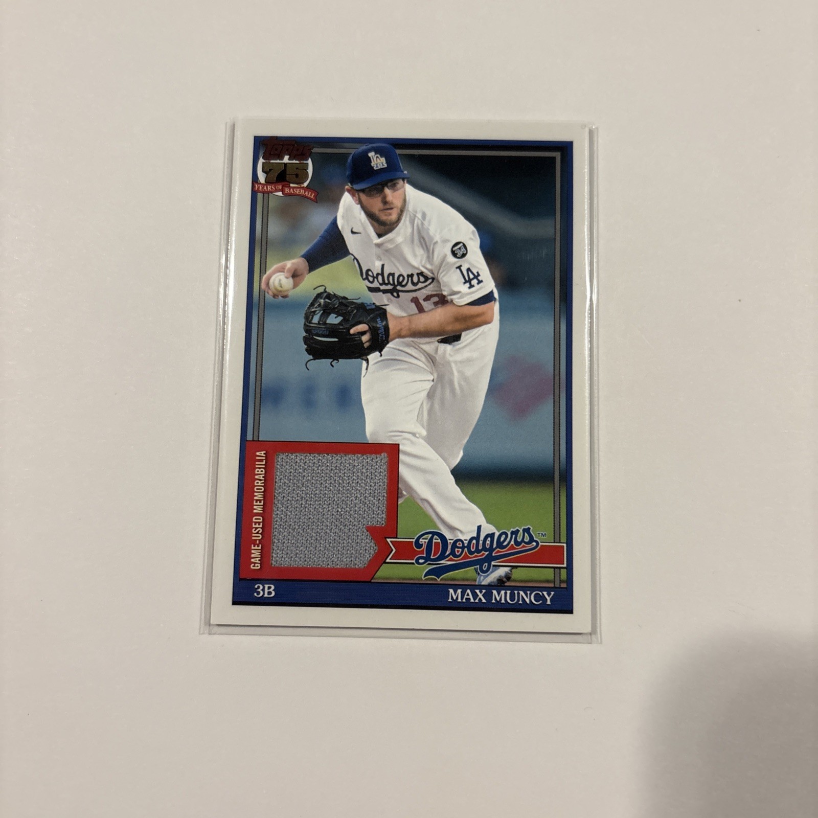 2026 Topps Series 2 Max Muncy 1991 Topps Relic Insert #91R2-MMU Dodgers