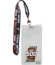 WinCraft Unisex Indy 500 Oversized Credential Lanyard Souvenir, Multicoloured